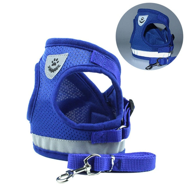 Dog Harness Leash Vest for Chihuahua
