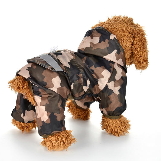 Pet Dog Puppy Raincoat
