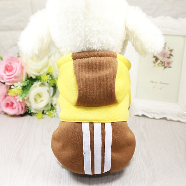 Dog Clothes Winter Soft Hooded