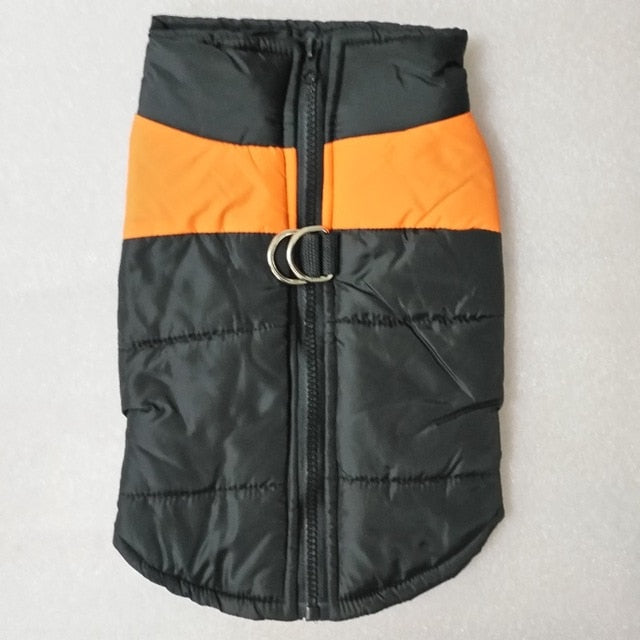 Waterproof Pet Padded Vest Zipper Jacket