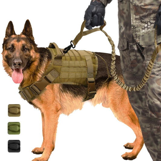Military Tactical Dog Harness Vest
