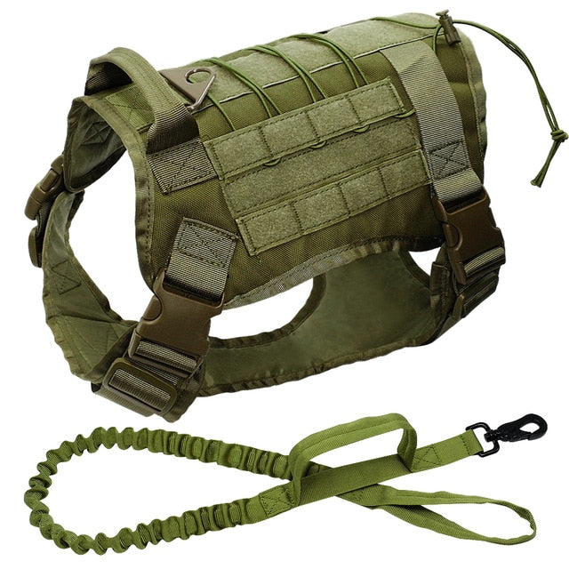 Military Tactical Dog Harness Vest