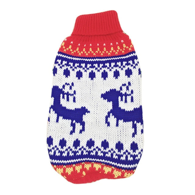 Pet Cat Warm Reindeer Sweater