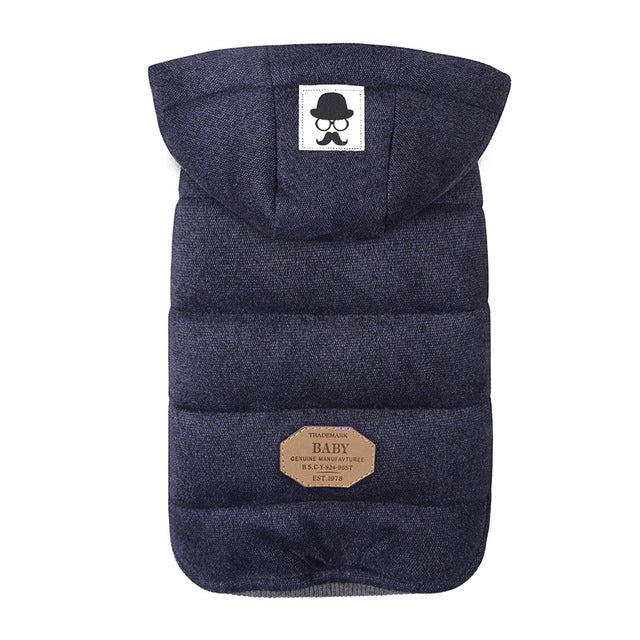 Winter Warm Pet Dog Hooded Clothes